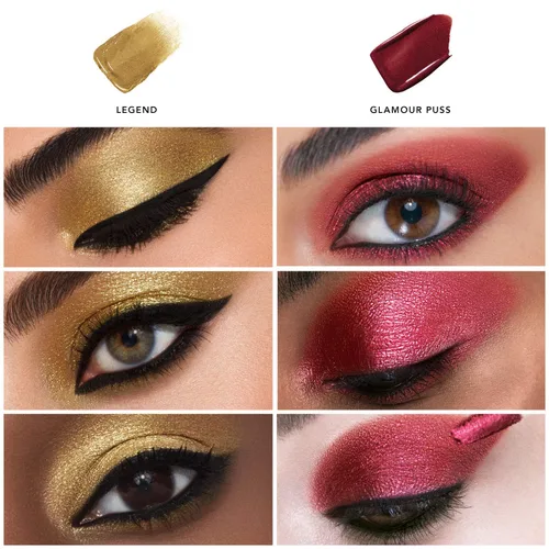 Miniatura 4 de HAUS LABORATORIES por Lady Gaga: Juego de sombras de ojos líquidas Glam Attack, sombras de ojos pigmentadas en juegos brillantes y metálicos
