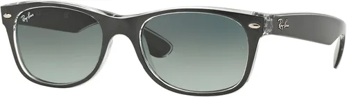 Ray-Ban RB2132 NEW WAYFARER - Gafas de sol para hombres y mujeres paquete con kit de cuidado de gafas de cortesía de diseñador iWear