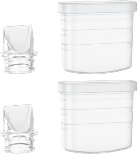 Miniatura 10 de Paruu P10 - Juego completo de tazas de colector, piezas originales de extractor de leche, accesorios de repuesto para extractor de leche portátil, 1