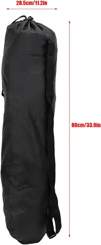 Miniatura 6 de Bolsa para patineta, mochila para monopatín, con correas de hombro ajustables, bolsa de almacenamiento de tela Oxford 150D, 1 funda de transporte