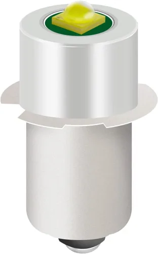 Bombilla LED de repuesto para linterna con 18 V, 12 V, 19.2 V, 6 a 24 voltios y 3 W, 247 lm y PR2 P13.5S, kit de conversión LED, compatible con