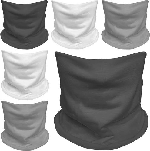 Paquete de polainas para el cuello, máscara facial UV, pasamontañas, pasamontañas, bufanda mágica, diadema para la cabeza para mujeres y hombres