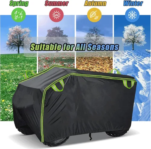 Miniatura 2 de ATV Cover for CFMOTO UFORCE 600 2020 2021 2022 2023 2024 2025, All-Weather Outdoor Protection Quad Cover with Reflective Strips, 4 Wheeler Quad Rain