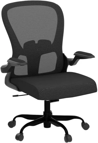 Miniatura 5 de Silla de oficina ergonómica, cómoda silla giratoria para oficina en casa, silla de escritorio de malla transpirable, silla de computadora de apoyo