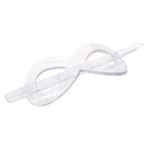 Parcelona French Infinity - Pasador deslizante de pelo sin metal de celuloide mediano de 3 1/2 pulgadas con palo, accesorios para el cabello para