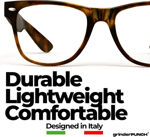 Miniatura 6 de grinderPUNCH Gafas de lectura de diseñador Lectores con bloqueo de luz azul para mujeres y hombres Lectores elegantes para una visión mejorada