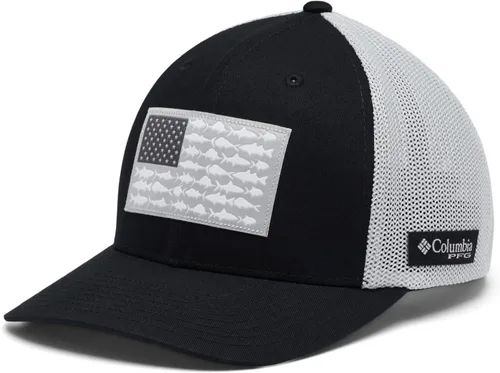 Miniatura 938 de Columbia - Gorra de malla con bandera con árboles unisex para adultos, corona alta