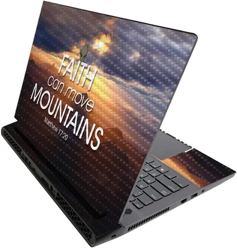 Miniatura 289 de MightySkins - Skin brillante con purpurina para Alienware M17 R3 (2020) y M17 R4 (2021) - Diversión de los años 90 Acabado duradero con purpurina