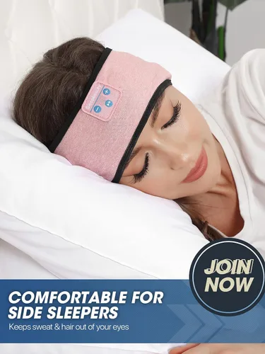 Miniatura 3 de Auriculares para dormir, inalámbricos, diadema Bluetooth, cómoda máscara de ojos para dormir, diadema deportiva, accesorios tecnológicos, regalos