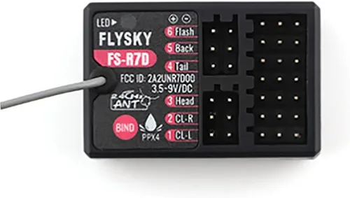 Miniatura 8 de Flysky FS-R7V FS-R7D 7CH/FS-R4P 4CH/FS-SR12 12CH Receptor con protocolo ANT para control remoto de coche RC (FS-R4P 4CH)