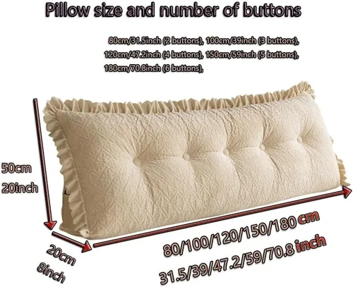 Miniatura 4 de Almohada de lectura triangular/almohada larga para cabecero, almohada de cama de lectura, respaldo triangular, cojín de apoyo de posicionamiento