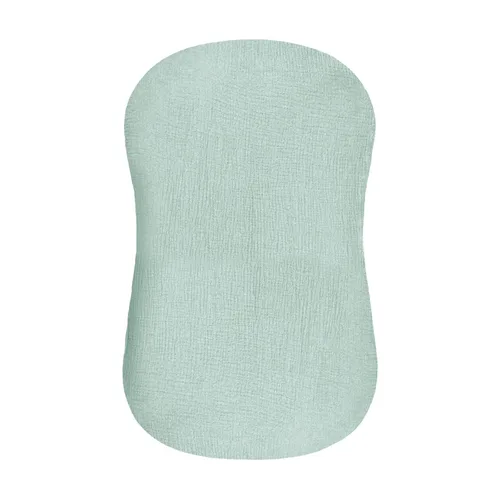 Miniatura 22 de Funda de muselina para tumbona de bebé suave de algodón orgánico, cubre para tumbona de recién nacido para bebés, niñas y niños (Azul)