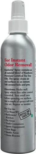 Miniatura 2 de Kanberra Gel Spray removedor de olores totalmente natural, 8 onzas