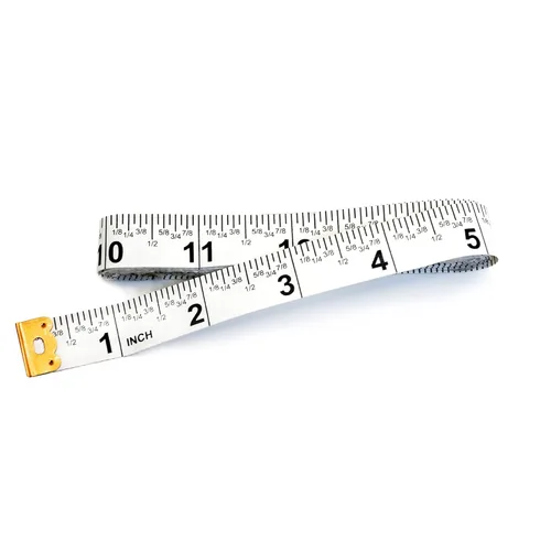 Miniatura 7 de Cinta de Medición Perfecta Multiusos de 60 Pulgadas de Doble Cara con Pulgadas Fraccionarias y Milímetros/Centímetros TR-16-frac (60 pulgadas Blanca)