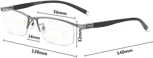 Miniatura 4 de Gafas de lectura multifocales progresivas anti rayos azules +1.0+1.5+2.0+2.5+3.0+3.5