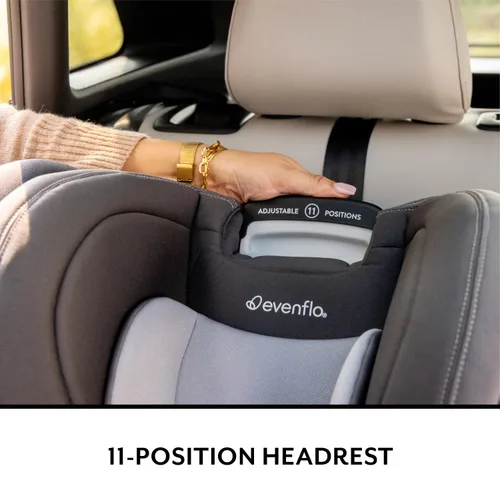Miniatura 7 de Evenflo REO by Revolve360 - Asiento convertible giratorio para automóvil con funda de limpieza rápida, para bebés y niños pequeños, orientación
