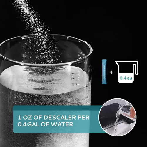 Miniatura 4 de EUHOMY Limpiador y descalcificador para máquina de hielo 4 usos y empaquetado individualmente Limpiador de máquina de hielo con polvo