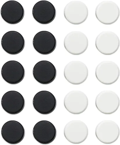 Miniatura 10 de Qualsen Imanes para nevera, 20 imanes para refrigerador, pequeño imán para pizarra blanca, mini imán lindo para refrigerador, casillero, pizarra 10