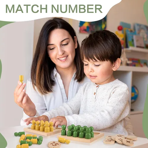 Miniatura 2 de DINORUN Juguetes educativos para niños de 3, 4 y 5 años, regalos - aprendizaje preescolar matemáticas y números para niños de 3 a 6 años