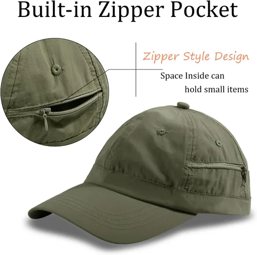 Miniatura 29 de Gorra de béisbol impermeable para hombre, sombrero de lluvia plegable para correr al aire libre, sombrero de pesca solar