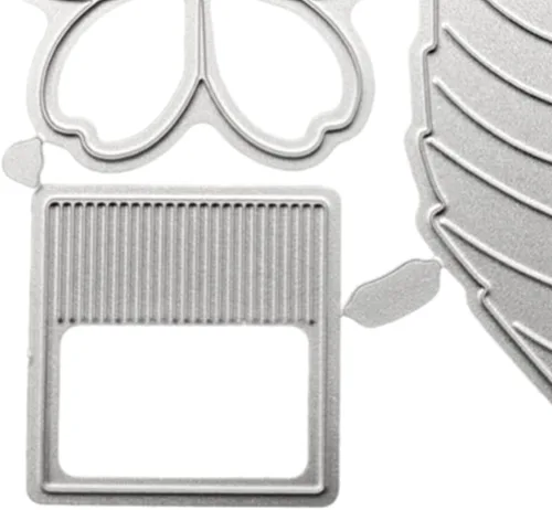 Miniatura 6 de Troqueles de metal 3D de arte de flores y hojas, troqueles de corte para hacer tarjetas, troqueles de relieve para álbumes de recortes, decoración
