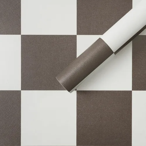 Miniatura 8 de Ismoon Papel tapiz autoadhesivo bohemio para despegar y pegar, papel de contacto geométrico negro y beige, 17.3 x 78.7 pulgadas, papel de pared