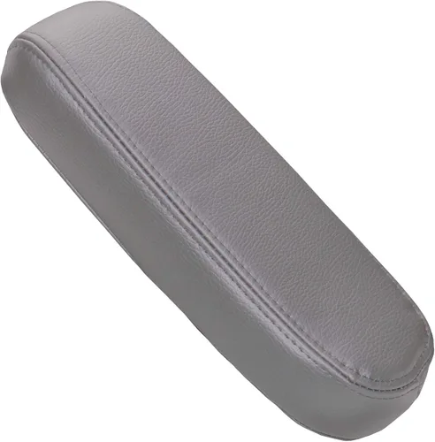 The Seat Shop Funda para reposabrazos de repuesto para conductor o pasajero, vinilo mediano (gris) (compatible con Ford F250 y F350 Lariat