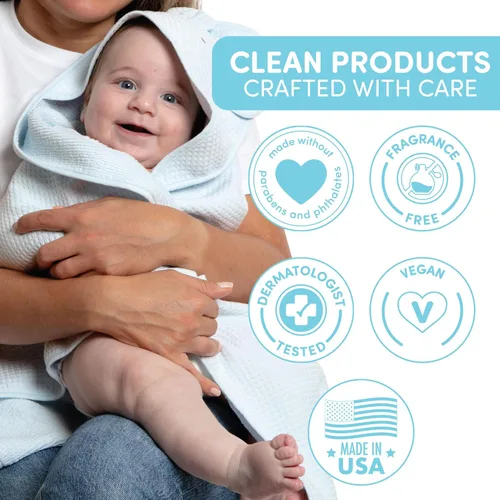 Miniatura 8 de Bliss Champú para bebés y gel de baño, 2 en 1 de primera calidad para bebés, niños pequeños y niños, sin perfume e hipoalergénico - Jabón suave