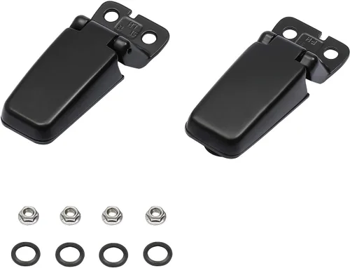 Juego de bisagras de ventana trasera, bisagra de vidrio para puerta trasera derecha e izquierda | Reemplazo para Infiniti QX56 2004-2010, Nissan