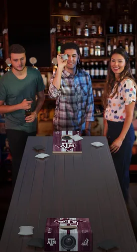 Miniatura 2 de SOAR Juego de Cornhole de mesa NCAA y altavoz Bluetooth