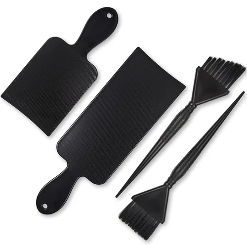 Miniatura 9 de Emperor - Pinceles de tinte para el cabello, 3 aplicadores de tinte en ángulo con peines integrados, cepillo de retoque de raíces y color para salón