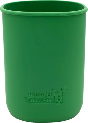 Miniatura 9 de Paquete de 2 fundas de silicona de medio galón gris carbón de 64 onzas para proteger tarros Mason Mason Jar Lifestyle