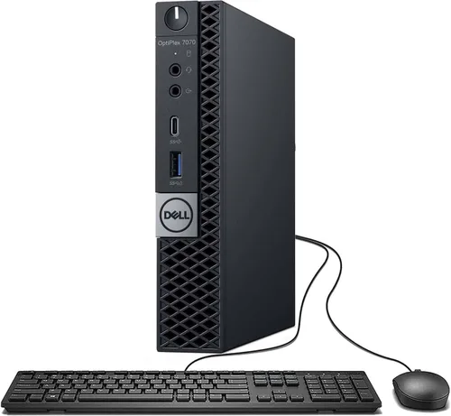 Dell Optiplex 7070 - Escritorio con factor de forma micro, Intel Six-Core i5 9500T 2.2Ghz, 32GB DDR4, 1TB NVMe M.2 SSD, USB tipo C, Windows 10 Pro