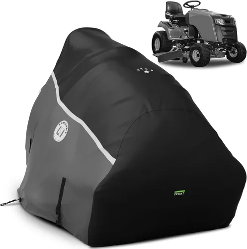 Miniatura 10 de Funda para tractor de césped de 420D, cubierta impermeable para tractor resistente, se adapta a cubiertas de hasta 54", ajuste universal para John