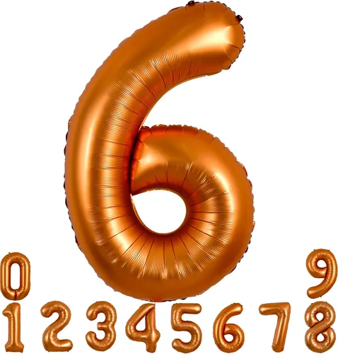 Miniatura 14 de TONIFUL 40 Inch Pastel Blue Number 8 Foil Balloons Large Mylar Foil Digital 8 Balloons for 8th Birthday, Gender Neutral Party, Baby Shower, Oro rosa