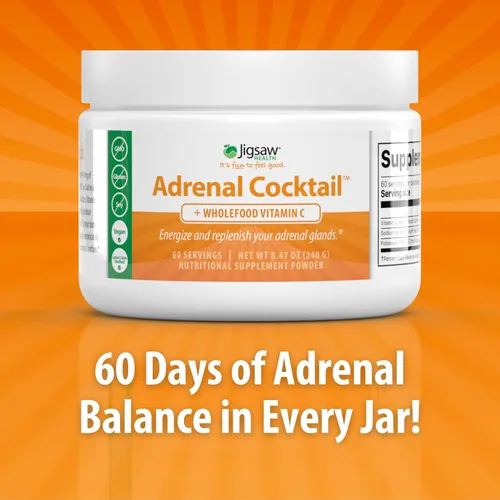 Miniatura 3 de Jigsaw Health Cóctel suprarrenal con vitamina C de alimentos integrales, 60 porciones