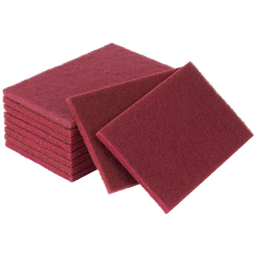 Miniatura 11 de S SATC Paquete de 10 almohadillas de uso general de 6" x 9", 2 de cada una: granate, gris, dorado, morado y blanco, almohadillas para desgaste