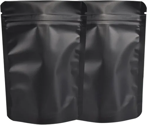 Miniatura 7 de 100 bolsas de Mylar de 3.5 gramos, espesor de 4 mil, bolsa a prueba de olores, bolsa de embalaje con pie, bolsa de almacenamiento de alimentos