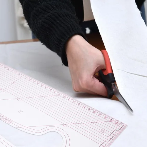 Miniatura 7 de Angoily Regla de costura de 16.9 pulgadas, regla de sastre de curva francesa para hacer patrones, diseño de tela y dibujo artesanal