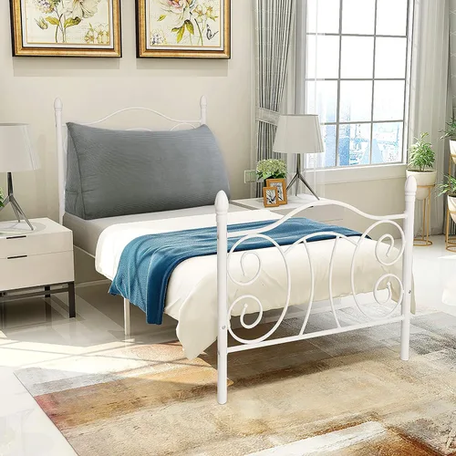 Miniatura 6 de Almohada de cuña para cabecero tamaño matrimonial XXL, almohada para respaldo de cama, cojín de respaldo para leer, ver la televisión, trabajar