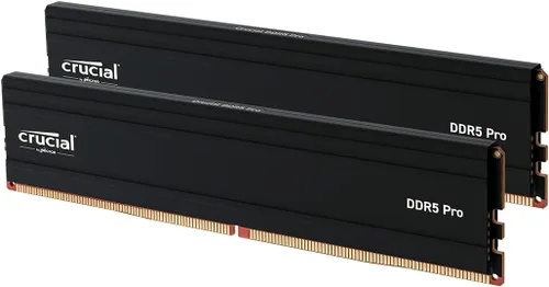 Crucial Pro CP2K32G56C46U5 - Kit de Memoria para computador de escritorio RAM 64GB (2x32GB), 5600MHz (o 5200MHz o 4800MHz) DDR5 UDIMM de 288 pines,
