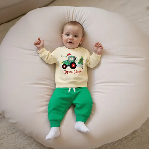 Miniatura 181 de Conjunto de camisa larga y divertida para bebé niño y niña, ropa de primera Navidad, 6, 12, 18, 24 meses, 2T