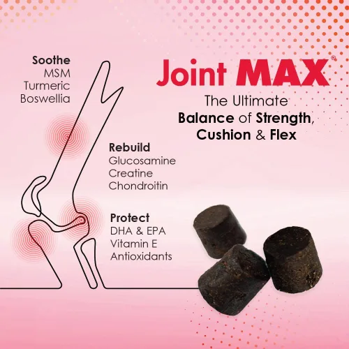 Miniatura 3 de PHS Joint Max Triple Strength (TS) Masticables suaves para perros, glucosamina, condroitina, MSM, cúrcuma, Omega 3, alivio del dolor de cadera