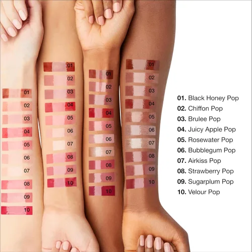 Miniatura 7 de Clinique Pop Plush Creamy Lip Gloss With Hyaluronic Acid + Blend of Avocado, Aloe + Shea Butter Hydrating + High Shine AA Airkiss Pop
