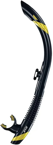 Miniatura 7 de ATOMIC AQUATICS SV2 - Snorkel de buceo flexible de alto rendimiento con parte superior semiseca, boquilla de silicona doble y soporte de desconexión