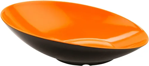 Miniatura 24 de G.E.T. B-792-W - Cuenco en ángulo para servir en cascada para ensaladas, arroz y postre, 24 onzas / 9.25 pulgadas, color blanco