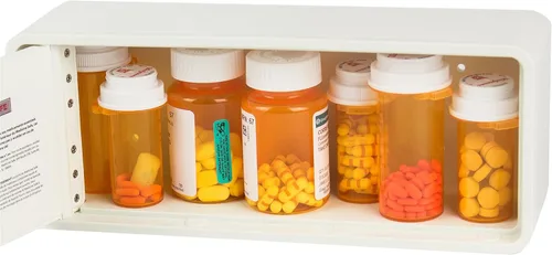 Miniatura 6 de MEDICINE RX SAFE - Caja fuerte con llave de barril para botiquín
