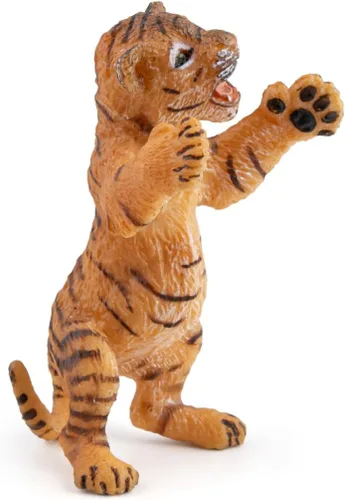 Miniatura 3 de Papo - Figura realista de tigre bebé de pie - A partir de 3 años - Colección Wild Life - Juego educativo de felinos jóvenes - Juguete de idea