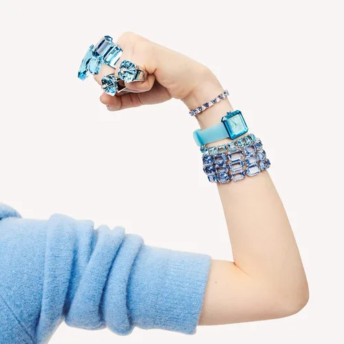 Miniatura 5 de SWAROVSKI Millenia Octagon Cut Crystal Bracelet Jewelry Collection