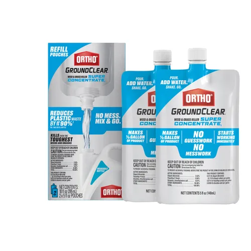 Miniatura 20 de Ortho GroundClear - Herbicida super concentrado para malezas y hierbas, fórmula de acción rápida que elimina las malas hierbas y hierbas más